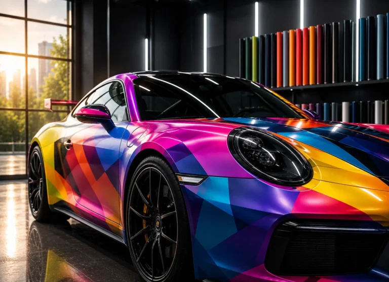 Colour Vinyl Wrapping Sticker